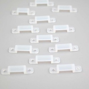 Clip di fissaggio in silicone per wall washer flessibile