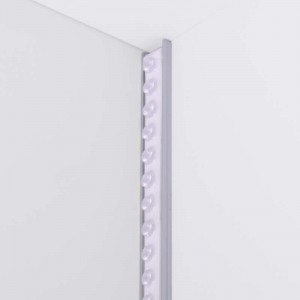 Profilo in alluminio per wall washer flessibile