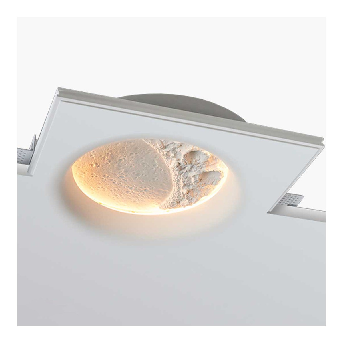 Luce da incasso per cartongesso COB bianca 17,5W 2700K