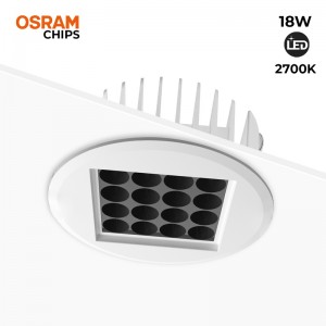 Downlight Led 18W 24º UGR18 Osram Chip