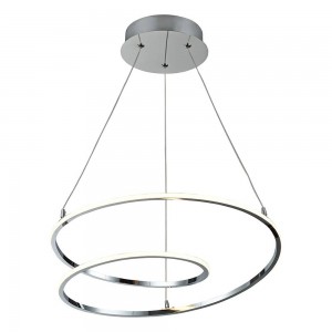 KURVER LAMPADA A SOSPENSIONE IN STILE NORDICO 23W DIAMETRO 450MM , ALTEZZA 1200MM, 4000K