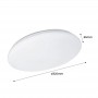 LED BASIC 24W plafoniera circolare per montaggio a soffitto IP20