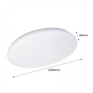 LED BASIC 24W plafoniera circolare per montaggio a soffitto IP20