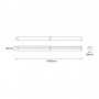 Striscia LED T5 150cm