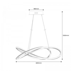 Lampada a sospensione a LED "SOLMU" 50W