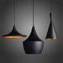 LAMPADA DA SOFFITTO "TRIPPEL" DESIGN NORDICO NERO