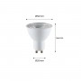 Lampadina intelligente LED WIFI GU10 - RGBW + CCT - 5W