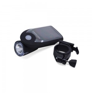 Torcia da bicicletta USB a energia solare 240lm