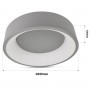 Lampada LED tipo plafoniera "ONCAMO 2" - CCT 3000K - 4000K - 27W