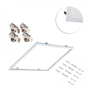 Pannello LED da incasso 60X60 cm - Driver OSRAM - 40W - UGR18 - CRI90 - Con kit di montaggio