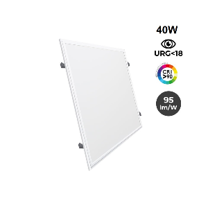 Pannello LED da incasso 60X60 cm - Driver OSRAM - 40W - UGR18 - CRI90 - Con kit di montaggio