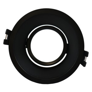 Anello circolare per lampadina GU10 / MR16 - Taglio Ø85 mm - UGR basso