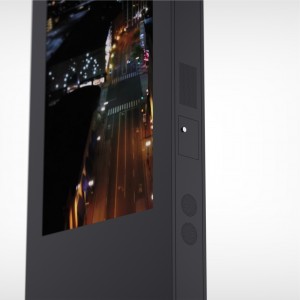 Totem pubblicitario per esterni schermo LCD 55" - Bifacciale - Touch - Android 7.1