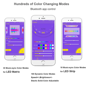 Controller musicale LED IC Pixel RGB/RGBW Bluetooth - 5-24V DC - 2048 pixel