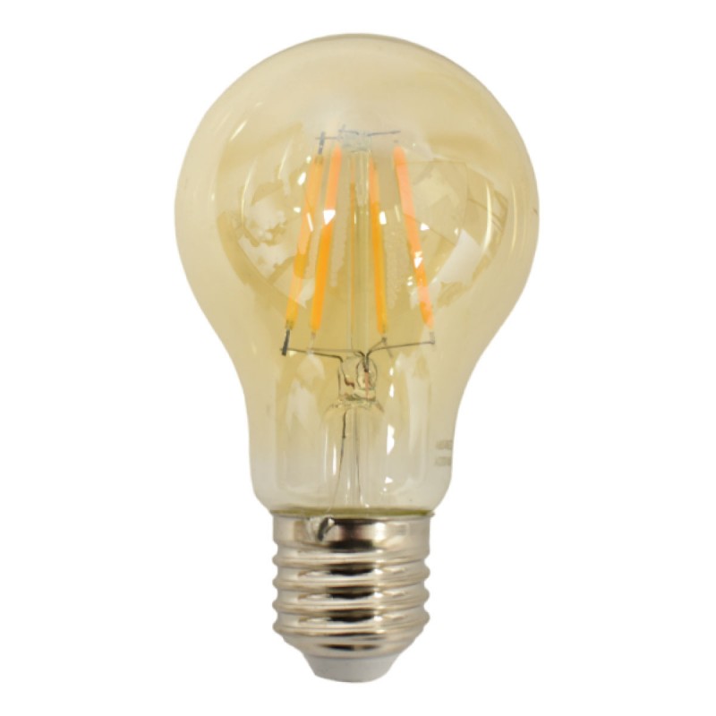 Lampadina LED E27 vintage gold a filamento - 4W