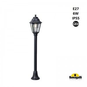 Lampione LED da esterno FUMAGALLI "MIZAR/ANNA" - 110 cm - 6W - E27 - IP55