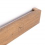 Applique lineare in legno "Wooden" - Dimmerabile - 24W - 100cm