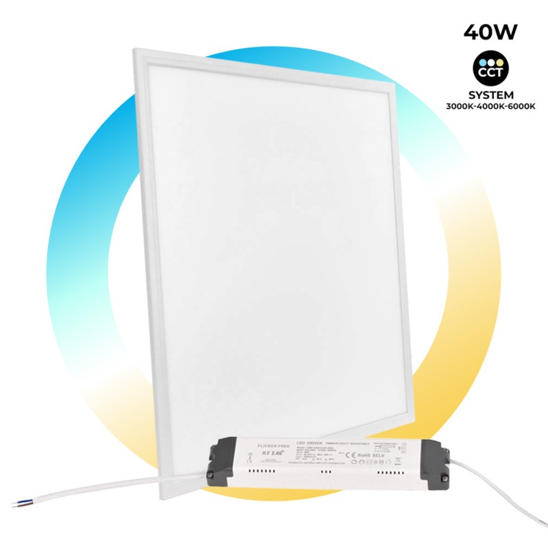 Pannello LED slim CCT dimmerabile - 60x60 cm - 40W