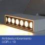 Faretto a binario LED trifase UGR19