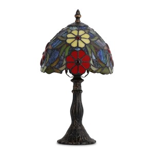 Lampada da tavolo "Saura" ispirazione "Tiffany" - Ø 20cm