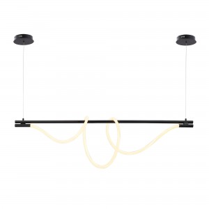 Lampada a sospensione moderna neon ondulato "Corda" - 360º - 45W - 3000K