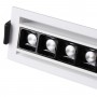 Faretto lineare LED da incasso 10W - Orientabile - UGR18 - CRI90 - Chip OSRAM - 2800K