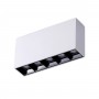 Faretto lineare LED bianco da superficie - 10W - UGR18 - CRI90 - Chip OSRAM