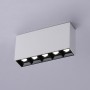 Faretto lineare LED bianco da superficie - 10W - UGR18 - CRI90 - Chip OSRAM