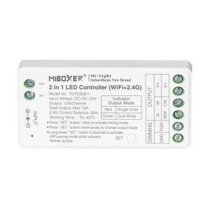 Controller per strisce LED 2 in 1- Monocolore - Dual color - 12/24V DC - 2.4G - WiFi - MiBoxer - FUT035W+