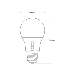 Lampadina LED E27 A60 - 11W - CCT - Fumagalli