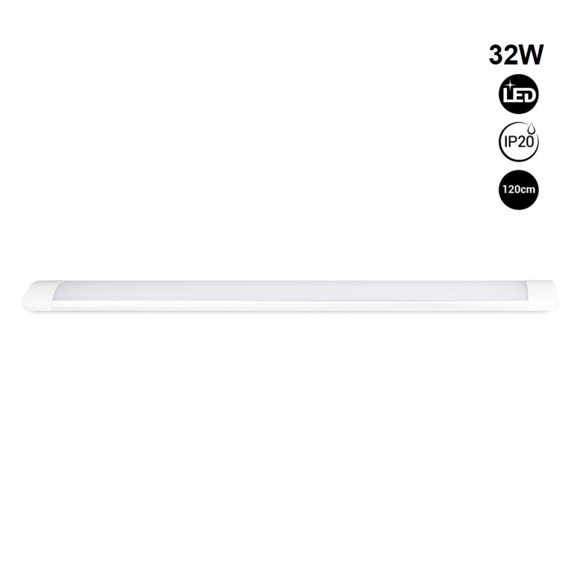 Apparecchio lineare LED ad alta potenza - 32W - 120cm - IP20