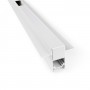 Faretto lineare LED opalino a binario magnetico 48V - 10W - Bianco