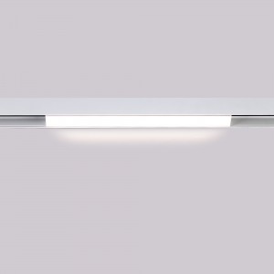 Faretto lineare LED opalino a binario magnetico 48V - 10W - Bianco