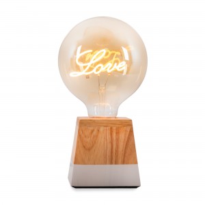 Lampadina LED a filamento "LOVE" E27 G125 - 4W - 2200K