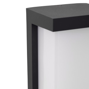 Lampada da parete in alluminio per esterni "Retal" - Potenza regolabile: 18W-20W-22W - CCT- IP65