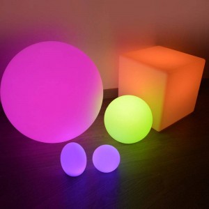 Lampada a sfera LED 30cm RGBW per esterni