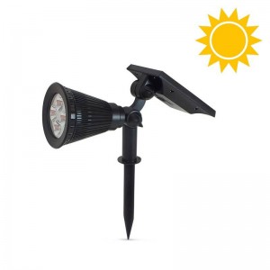 Riflettore solare a picco da giardino da 2W