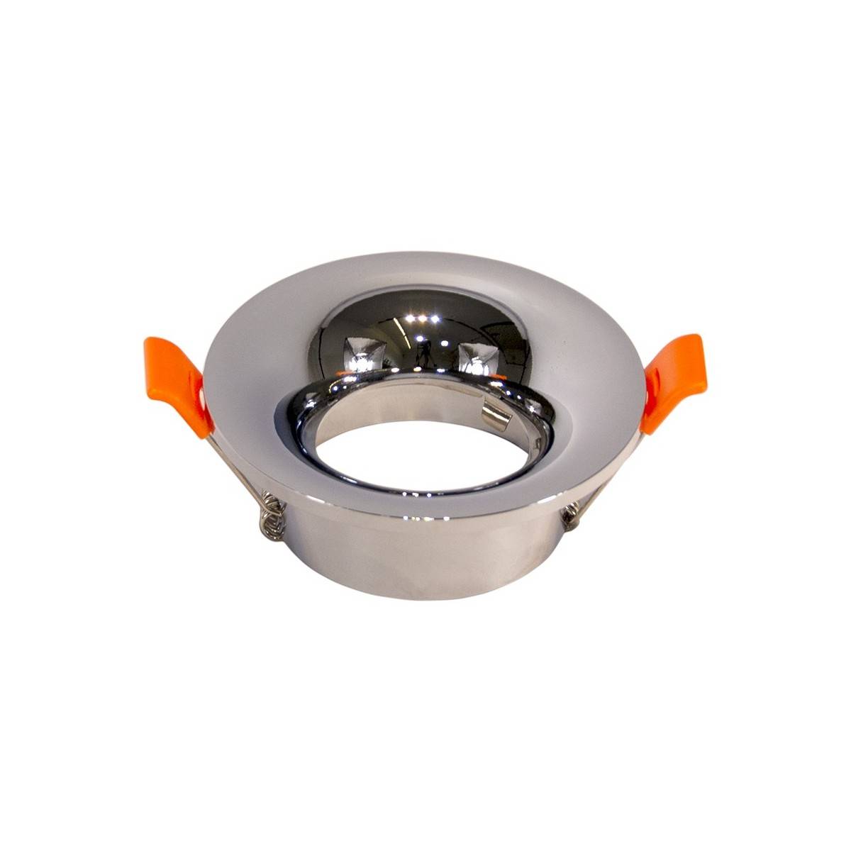 Anello tondo fisso da incasso per lampadina dicroica GU10 / MR16