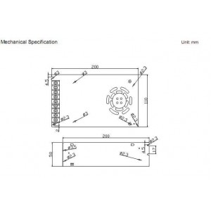 Alimentazione switching 12V 300W