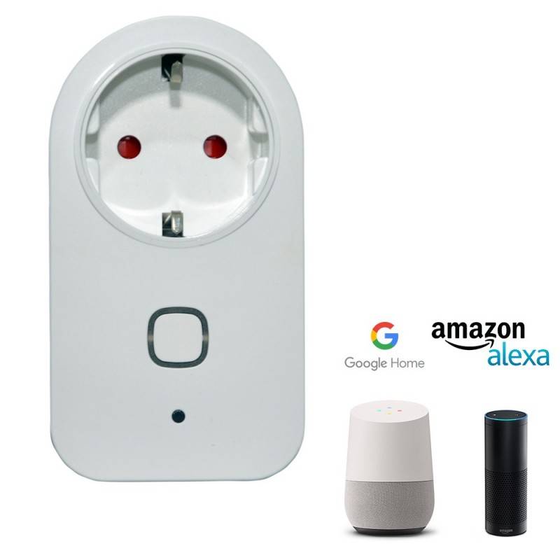 PRESA DI CORRENTE INTELLIGENTE CON CONNESSIONE WIFI - GOOGLE HOME - AMAZON ALEXA