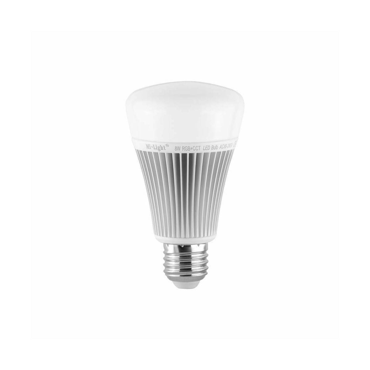 Lampadina LED RGBWW E27 8W a radiofrequenza