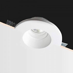 Aro LED downlight de gesso encastrável GU10