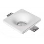 Aro de gesso downlight encastrável quadrado GU10 IP20