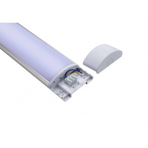 Luminaria linear LED 120cm de alta potência CCT com sensor IP20