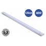 Luminaria linear LED 120cm de alta potência CCT com sensor IP20