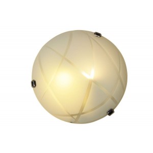 Aplique de cristal vintage Ø400mm VETRO "Luna Piena" 2xE27