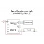 Decodificador DMX DMX-SPI Conversor de sinal para fitas de LED