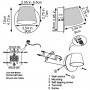 Aplique de parede LED "KOP" orientável 6W