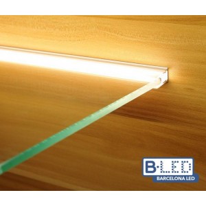 Perfil para fita LED para vidro e estante 25x14mm (2m)