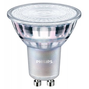 Lâmpada LED GU10 regulável 4W 60º 270lm - Refletor LED Philips Master